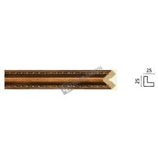 Угол Decor Dizayn C1025-1084 Полистирол 2400*25*25 мм
