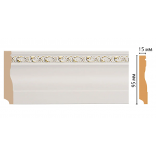 Плинтус напольный Decomaster 153-54 (95*12*2400)