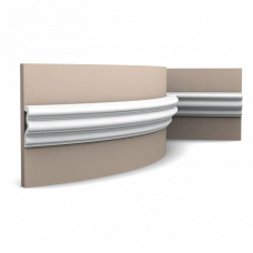 Молдинг гибкий Orac Decor P4025 F Полиуретан 2000*83*34 мм