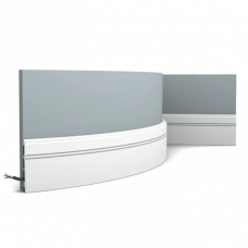 Плинтус гибкий Orac Decor SX105F Полиуретан 2000*108*13 мм