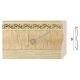 Плинтус широкий с каб. каналом Decor Dizayn 153-5 Полистирол 2400*95*15 мм
