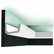 Карниз для скрытого освещения Straight Orac Decor C357 Полиуретан 2000*110*71 мм