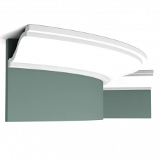 Карниз гибкий Orac Decor C331F Полиуретан 2000*135*64 мм