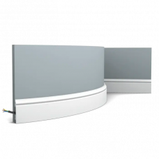Плинтус гибкий Orac Decor SX165F Полиуретан 2000*69*11 мм