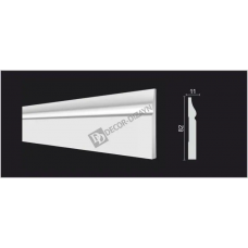 Плинтус Decor Dizayn DD48 Полистирол 2000*82*11 мм