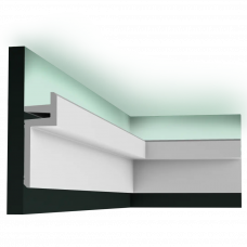 Карниз для скрытого освещения Orac Decor C382 L3 Полиуретан 2000*140*50 мм