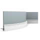 Плинтус гибкий Orac Decor SX195F Полиуретан 2000*80*19 мм
