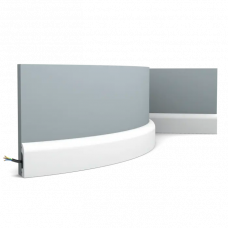 Многофункциональный профиль гибкий Orac Decor SX182F Cascade Полиуретан 2000*50*13 мм