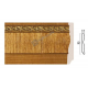 Плинтус широкий с каб. каналом Decor Dizayn 153-4 Полистирол 2400*95*15 мм