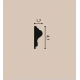 Молдинг гибкий Orac Decor P8030F Полиуретан 2000*41*17 мм