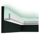 Карниз для скрытого освещения Stripe Orac Decor C361 Полиуретан 2000*50*50 мм