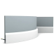 Многофункциональный профиль гибкий Orac Decor SX183F Cascade Полиуретан 2000*75*13 мм