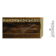 Плинтус с пров.каб Decor Dizayn 153-1084 Полистирол 2400*95*14 мм