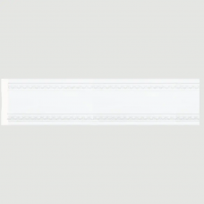 Бордюр Cosca W40(1)-W27 Полистирол Белый 2400*40*9 мм